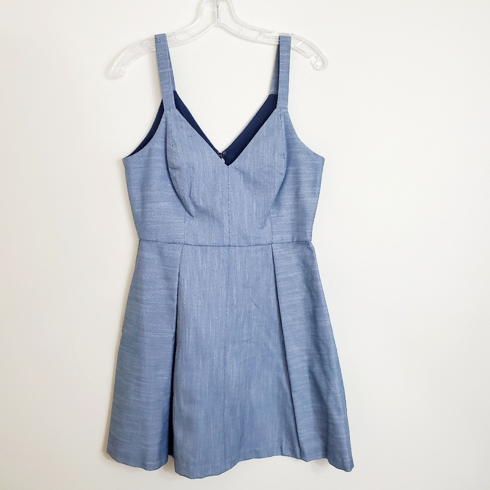 BCBGeneration Sleeveless Chambray Dress